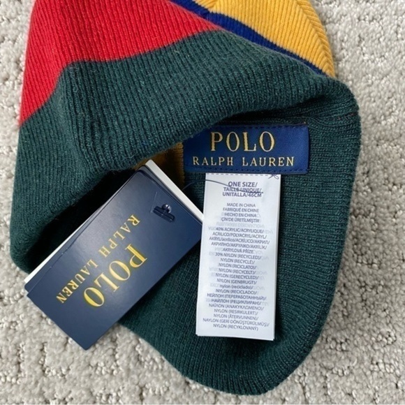Polo Ralph Lauren Basketball Bear Beanie - Picture 5 of 6